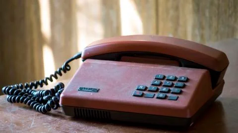 Old phone Fotos de archivo