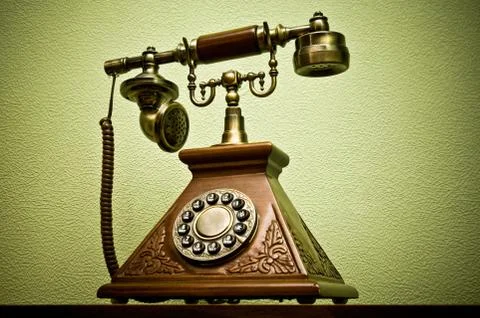 Old phone Stock Photos