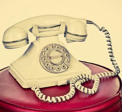 Old phone Stock Photos