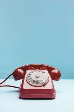 Old phone Foto stock