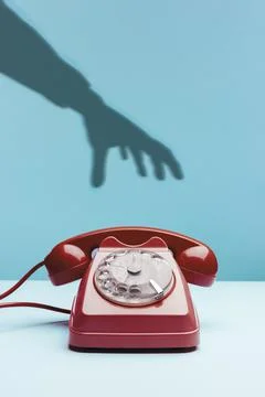 Old phone Stock Photos