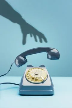 Old phone Stock Photos