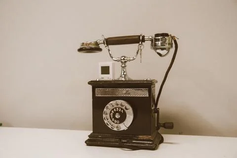 Old phone Stock Photos