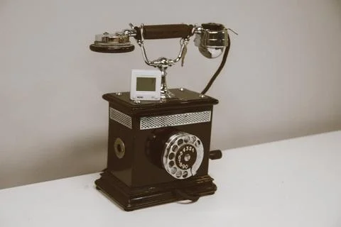 Old phone Stock Photos