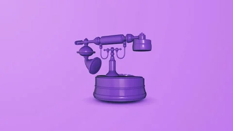 Old Phone purple Video stock 154648771