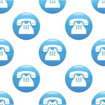 Old phone sign pattern 스톡 일러스트