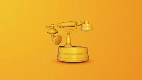 Old Phone yellow 스톡 동영상 154648772
