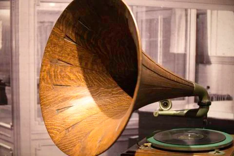 Old Phonograph Stock Photos