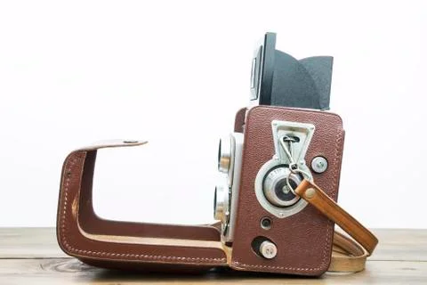 Old photo camera Stock Photos