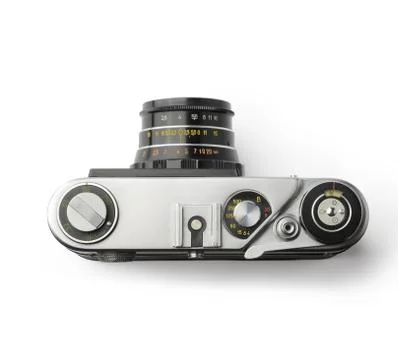 Old photo camera Stock Photos