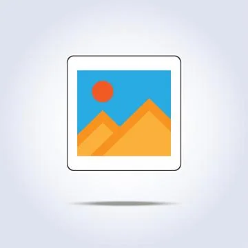 Old photo frame vector illustration Stock Illustration