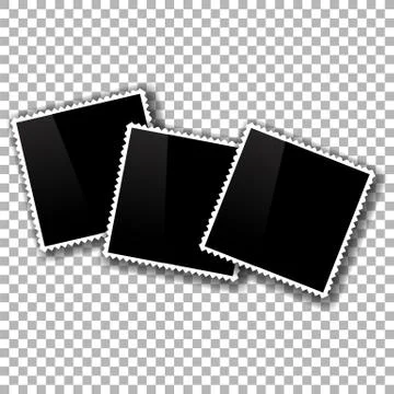 Old Photo Frames Illustrazione stock