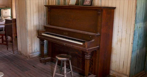 Old Piano Stock Footage 123612553