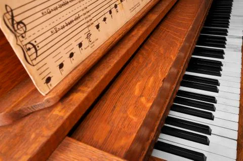 Old Piano Stock Photos