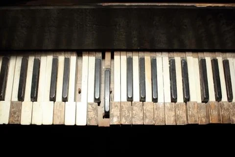 Old piano Foto stock