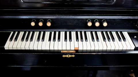 Old piano Stock Photos