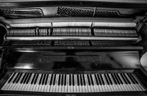 Old Piano Foto stock
