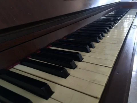 Old piano Stock Photos