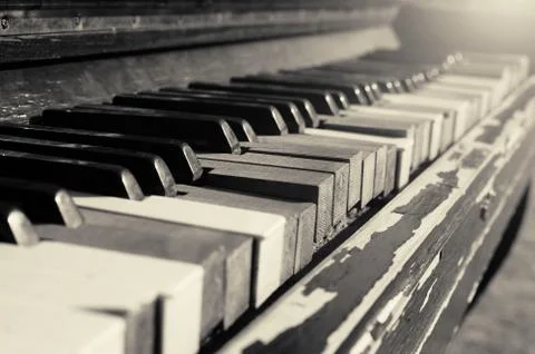 Old Piano Stock Photos