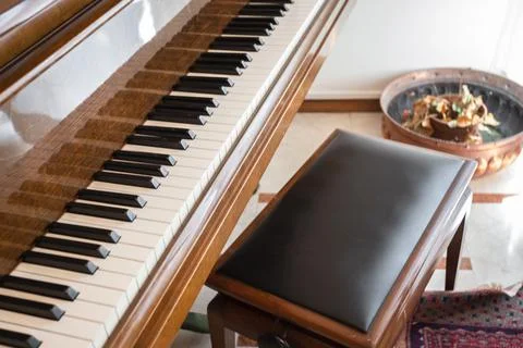 Old piano Stock Photos