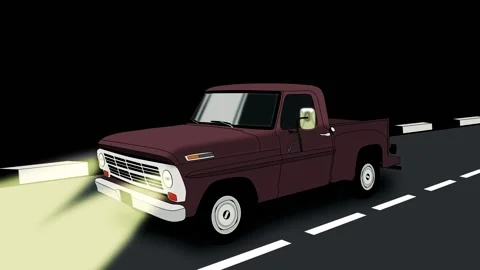 Old Pickup Truck. Stock Footage 145357659
