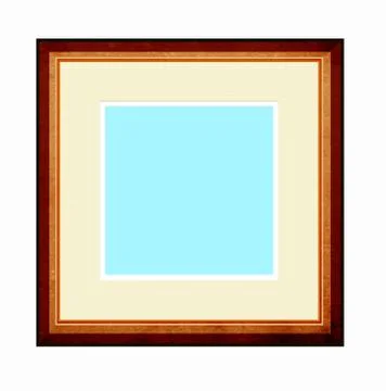 OLD PICTURE FRAME Stock Illustration