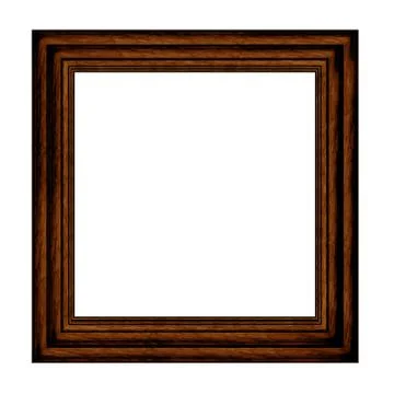 OLD PICTURE FRAME Stock Illustration