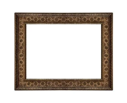 Old picture frame. Stock Photos