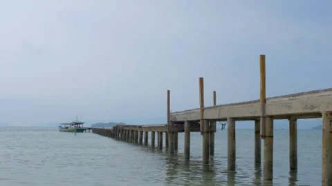 Old pier Stock Footage 273443604