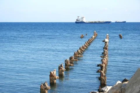 Old pier Stock Photos