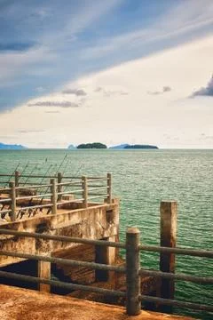 Old pier Stock Photos
