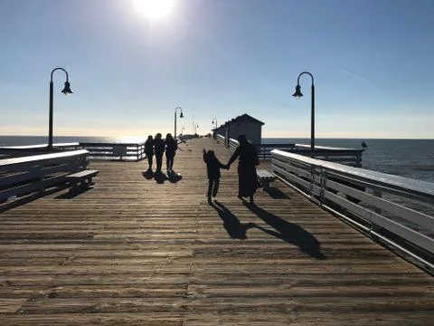 On the old pier Stock Photos