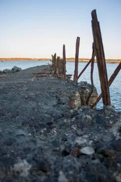 Old pier Stock Photos