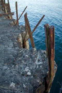 Old pier Stock Photos