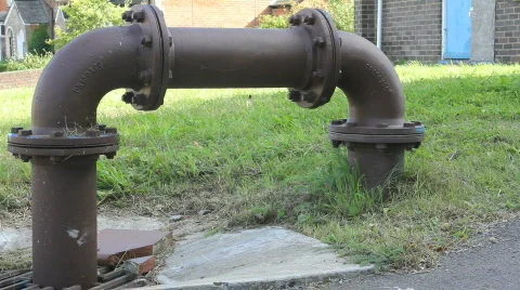 Old pipe Stockbeeldmateriaal 862726