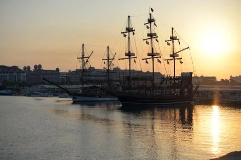 Old Pirate Ship 写真素材