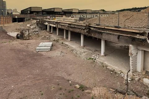 An old place ready to be destroyed Foto stock