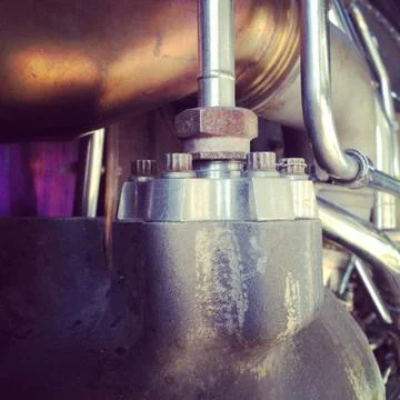 Old plane Engine Stock Photos