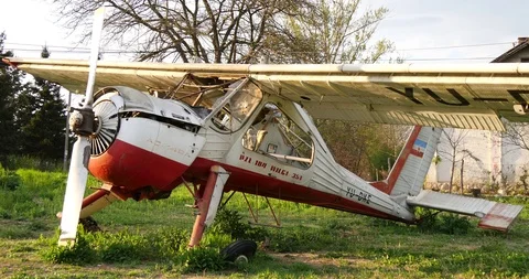 Old plane 스톡 동영상 109123304