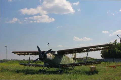 Old plane Stock-Fotos