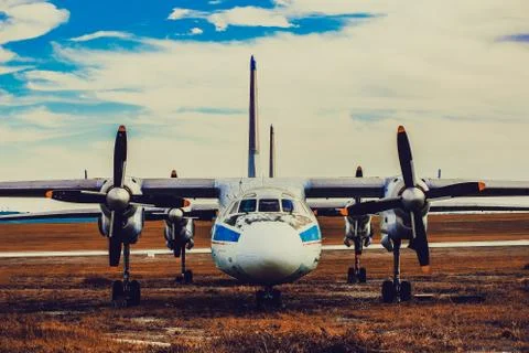 Old plane Stock Photos