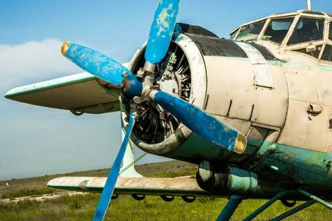 Old plane Foto stock