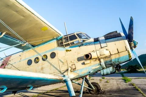 Old plane Stock Photos