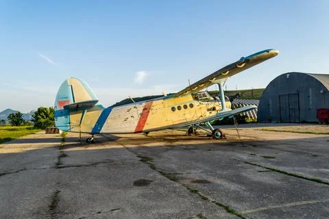 Old plane Stock Photos