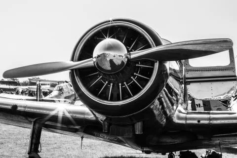 Old plane of the war Stock Photos