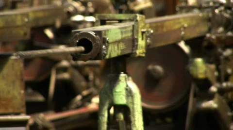 Old plant machine 02 Stock-Footage 340004