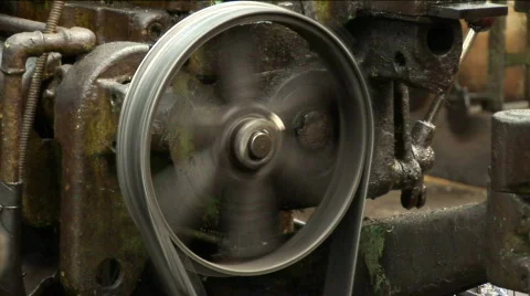 Old plant machine 04 스톡 동영상 340053