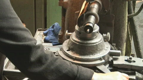 Old plant machine 08 스톡 동영상 366383