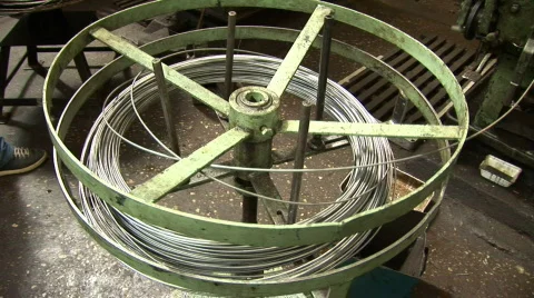 Old plant machine 16 sequence Stock Footage 341263