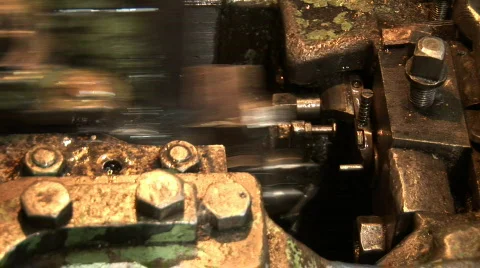 Old plant machine 21 스톡 동영상 341562